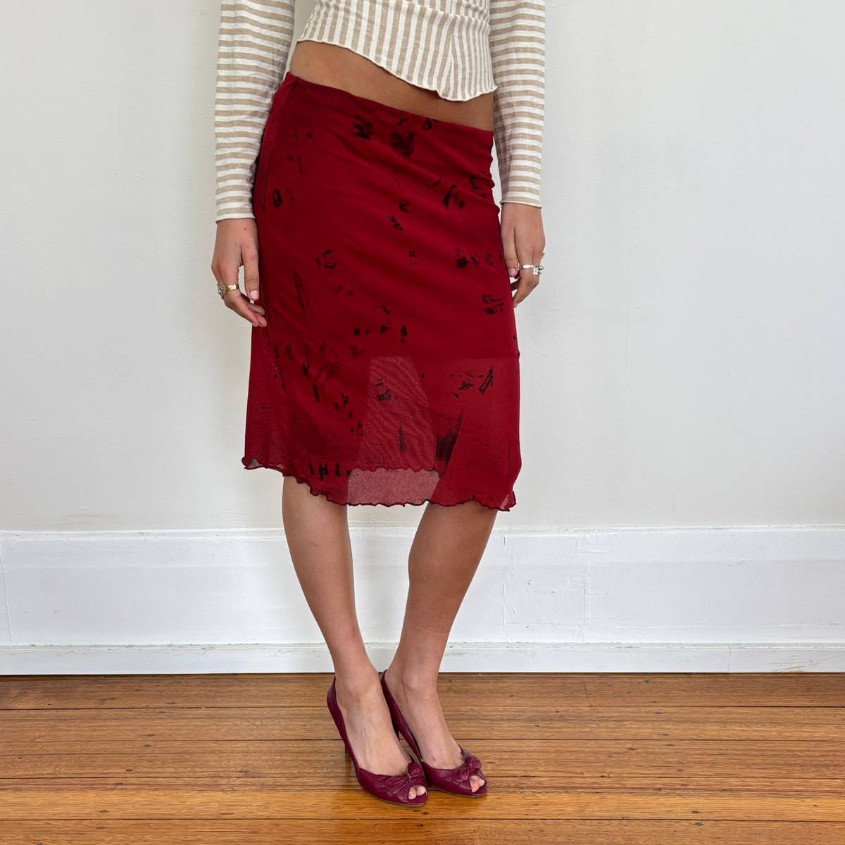 Italian mesh midi skirt - XS/S