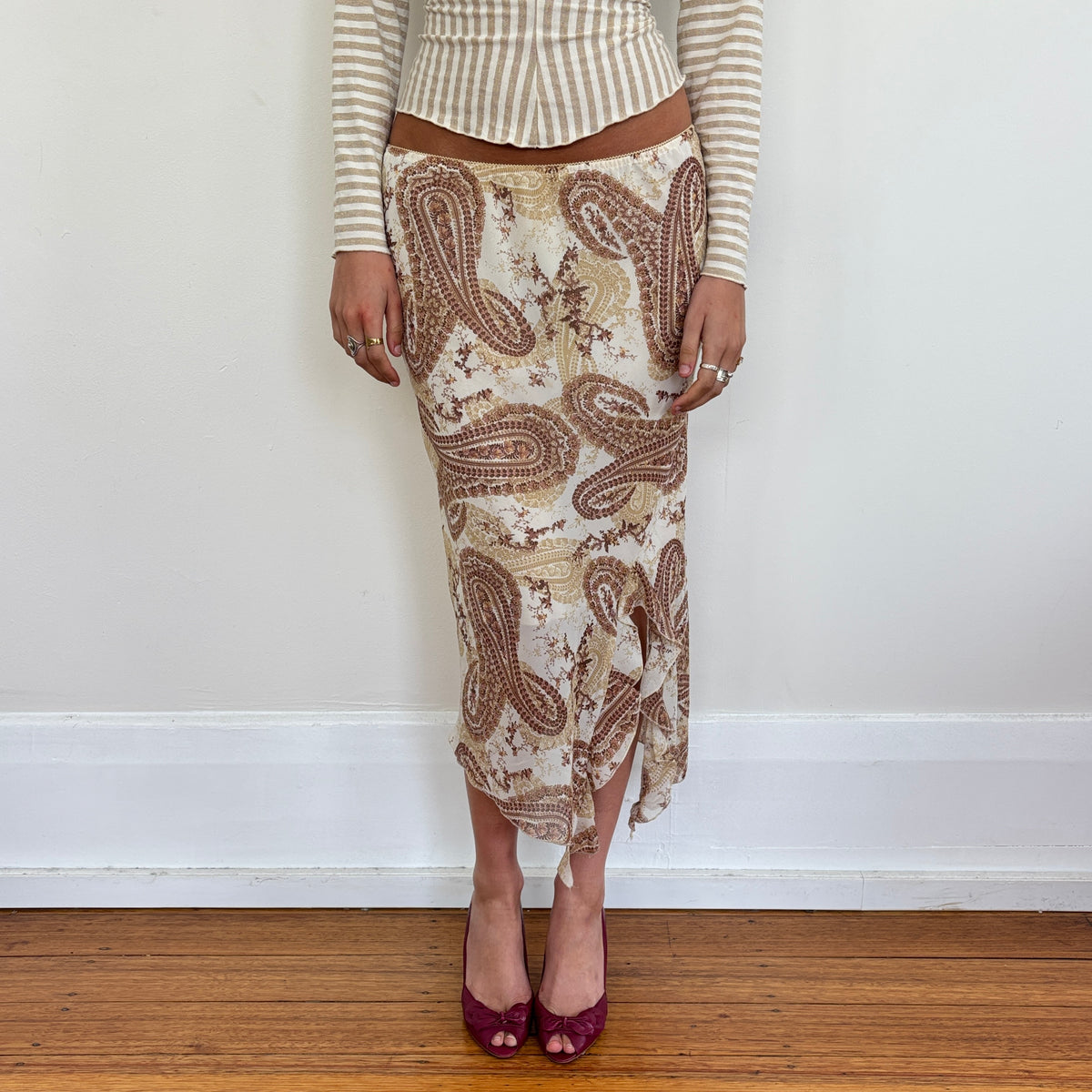 Paisley midi skirt - S/M