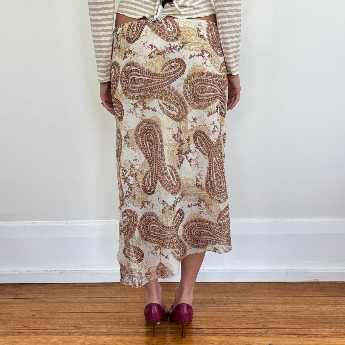 Paisley midi skirt - S/M