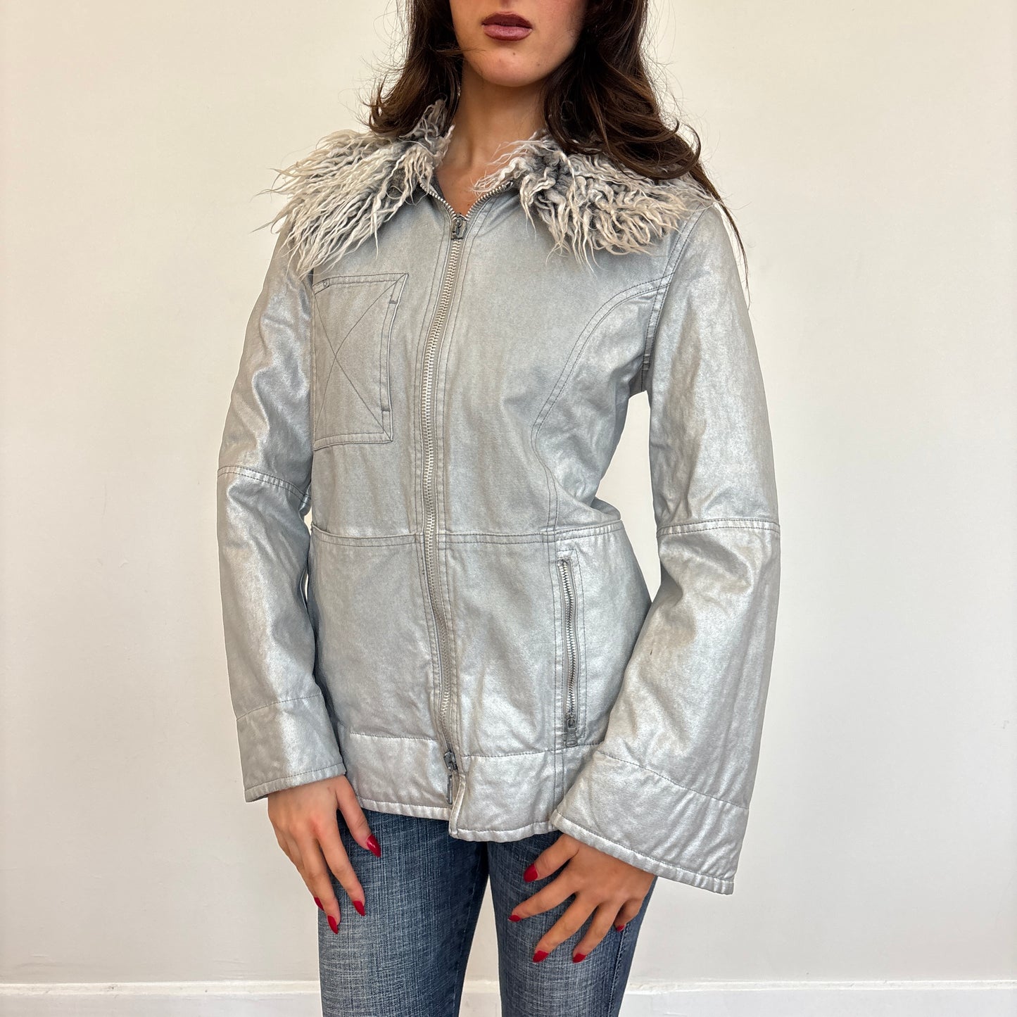 Italian metallic jacket - M/L