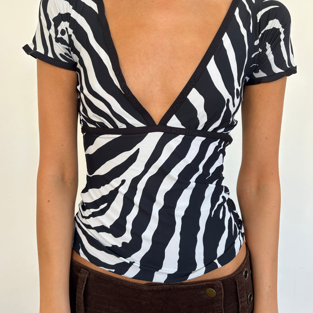 Dolce & Gabbana zebra top - S