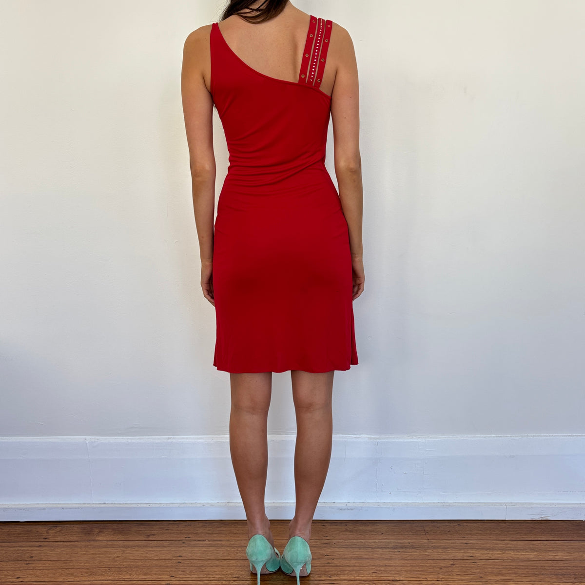 Italian red dress - S