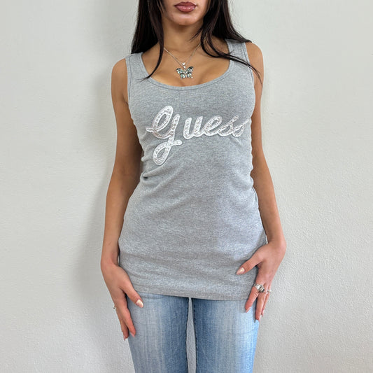 Guess ribbed tank - S