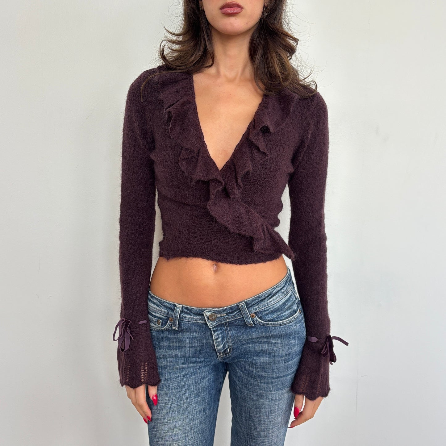 Italian wrap knit - S