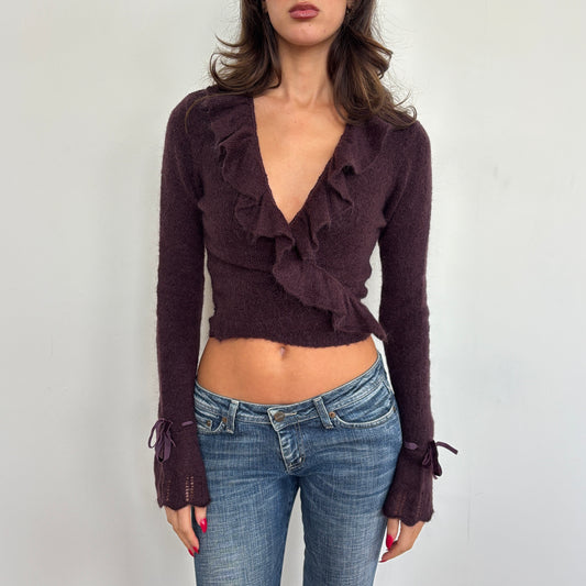 Italian wrap knit - S