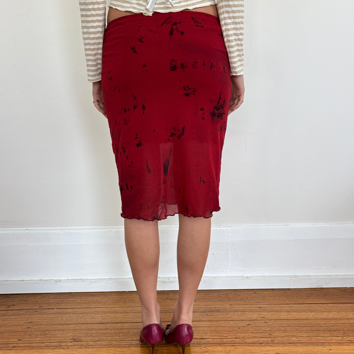 Italian mesh midi skirt - XS/S