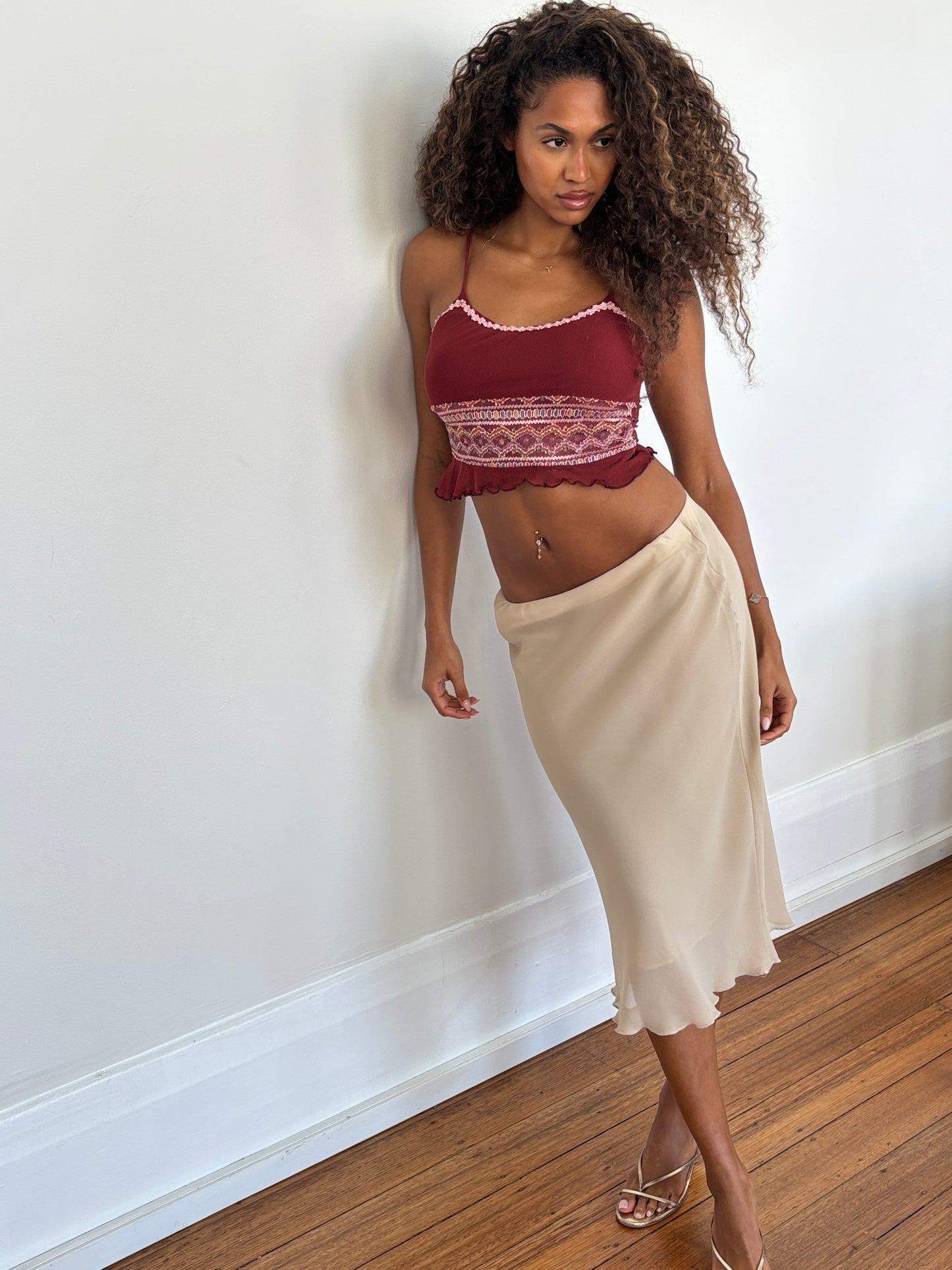 Italian mesh cami - XS