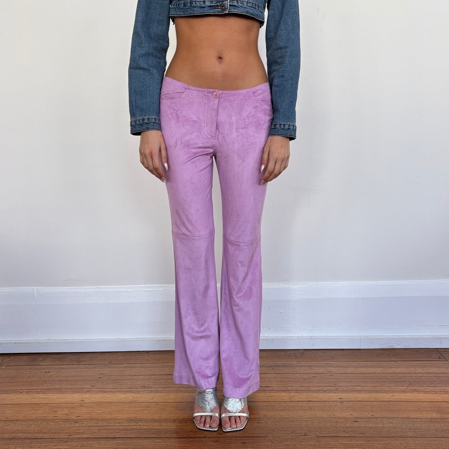 Italian suede look pants - XS/S