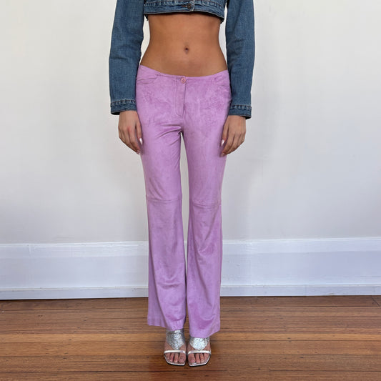 Italian suede look pants - XS/S