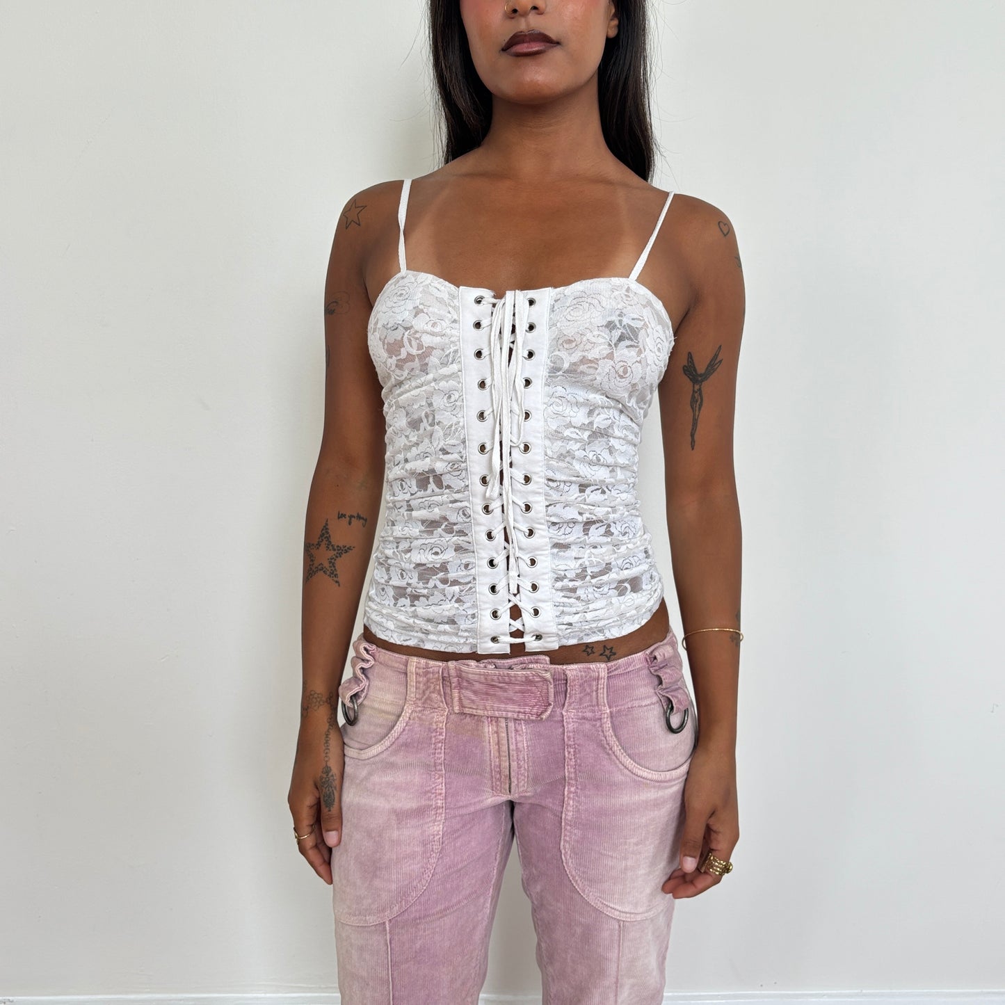 White lace cami - XS