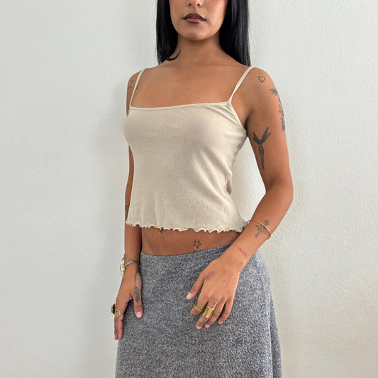 Italian beige cami - S/M