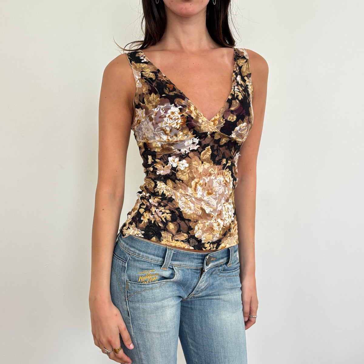 Italian lace top - XS/S