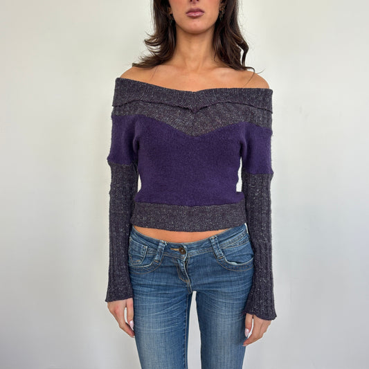 Italian purple sparkly knit - XS/S