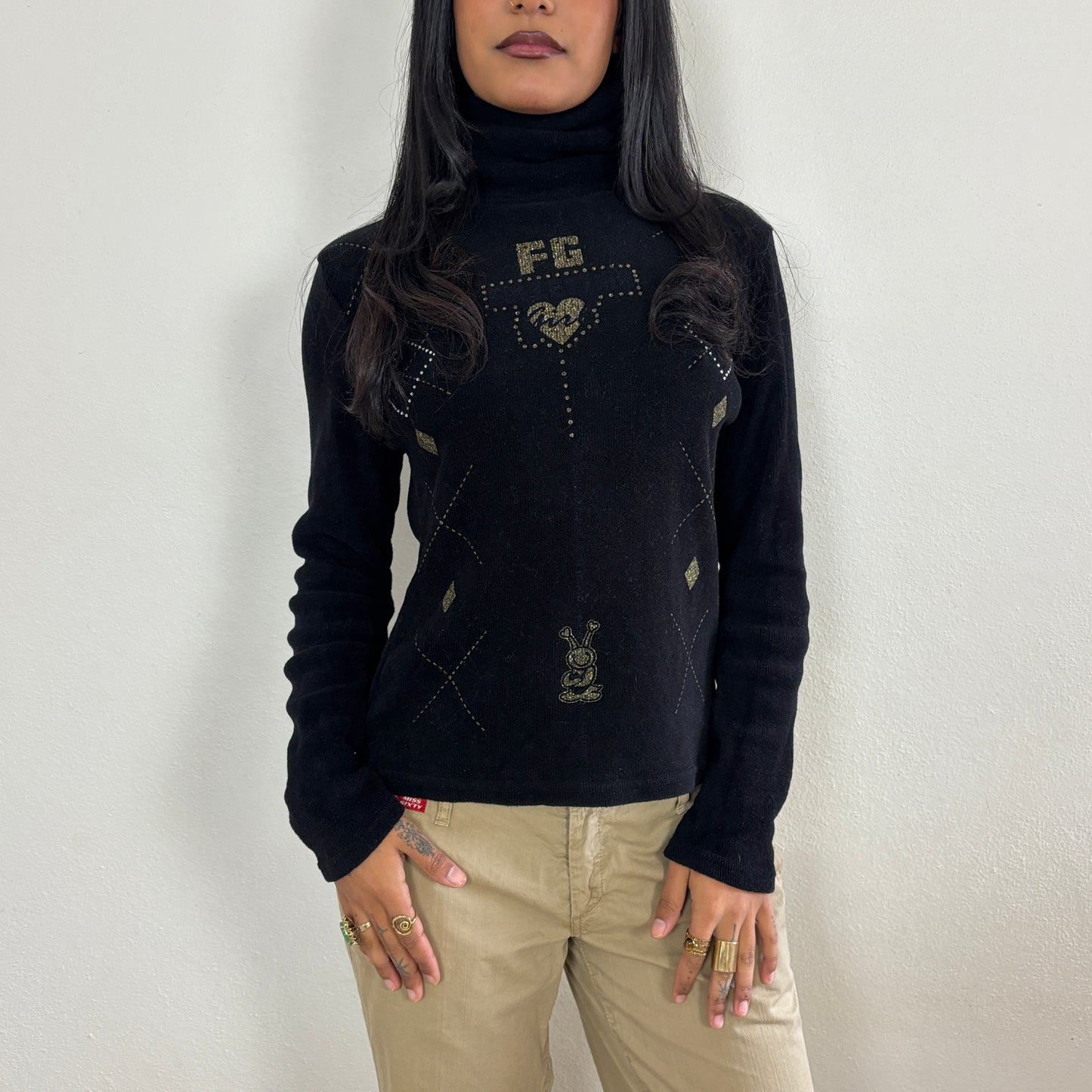 'Follettina Girl' wool jumper - S