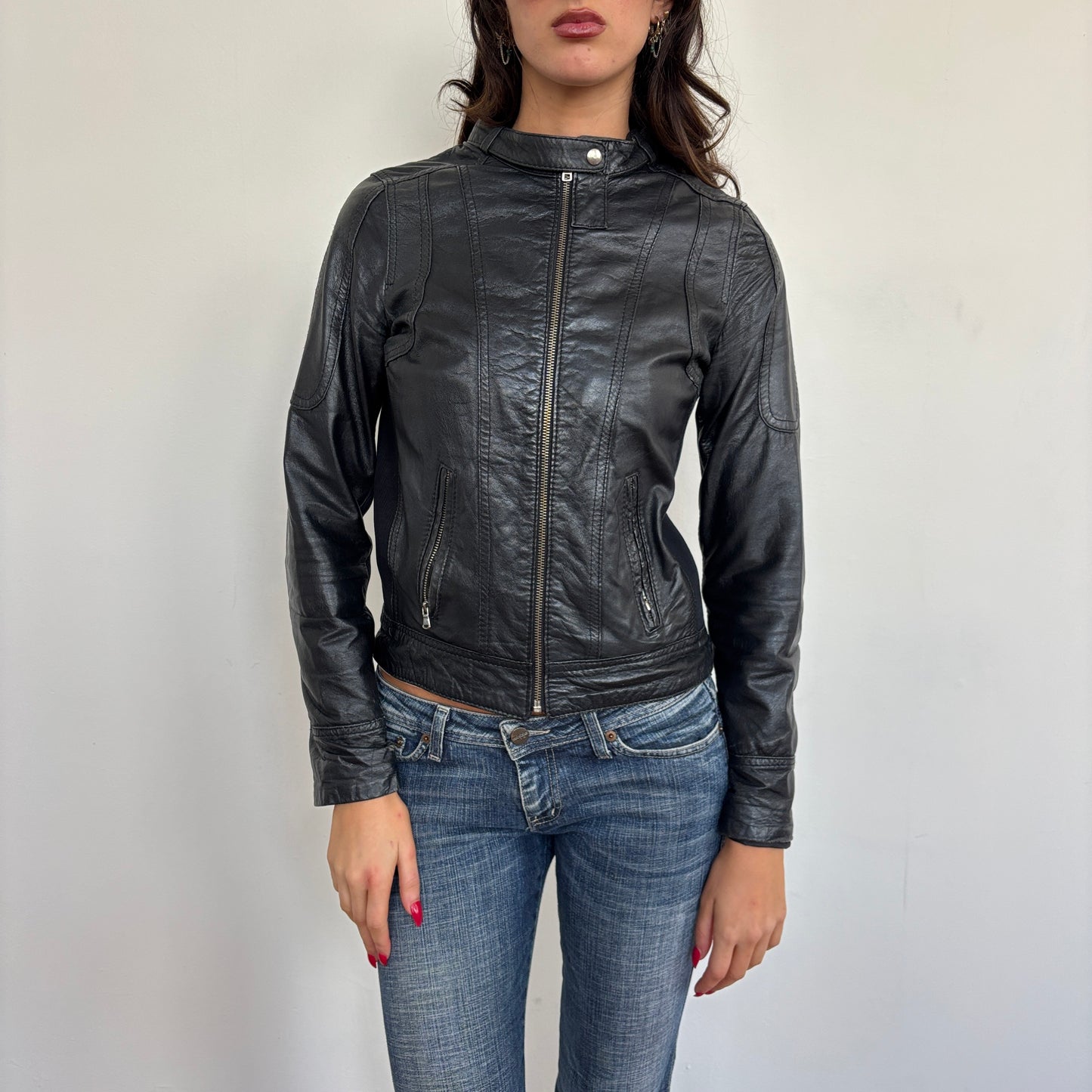 Italian leather jacket - XS/S