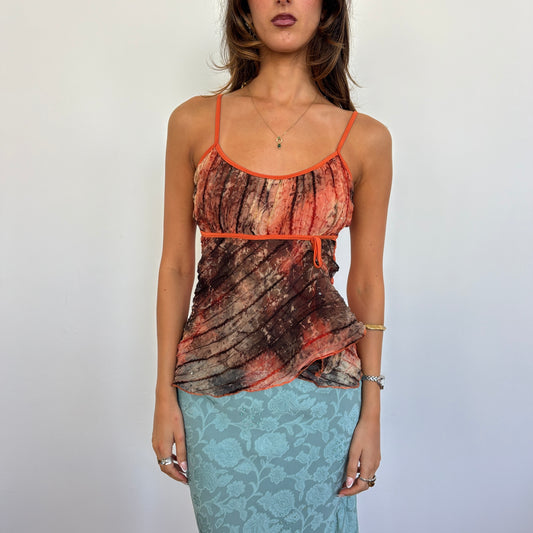 French flowy sparkly cami - S