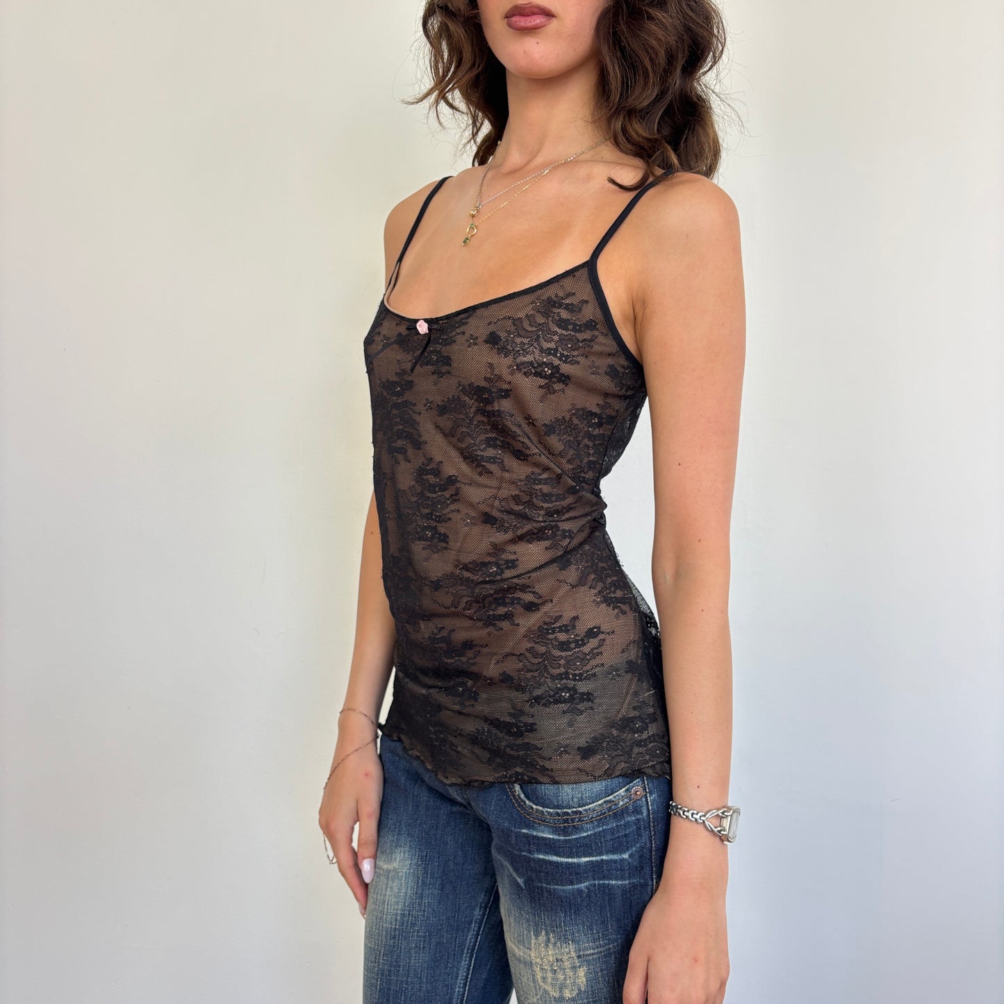 Italian lace cami - M