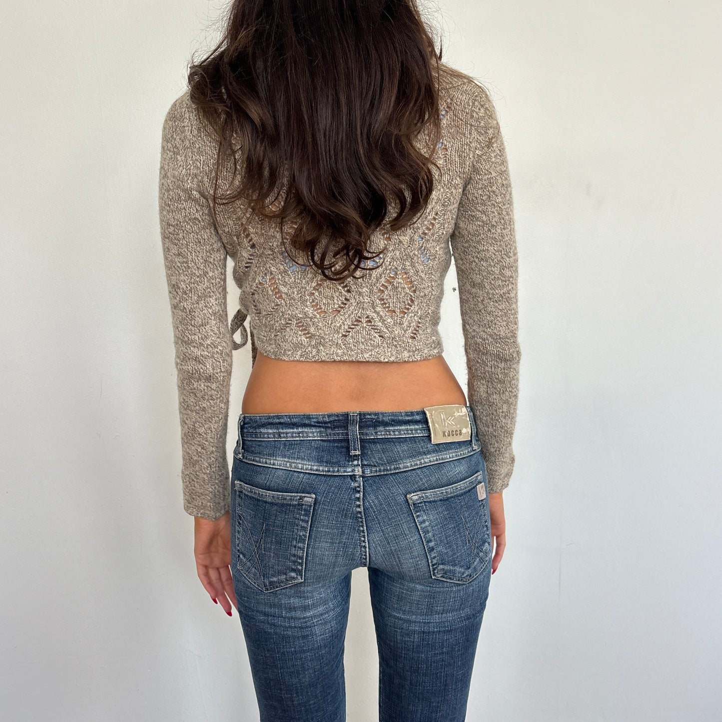 Beige wrap knit - XS/S