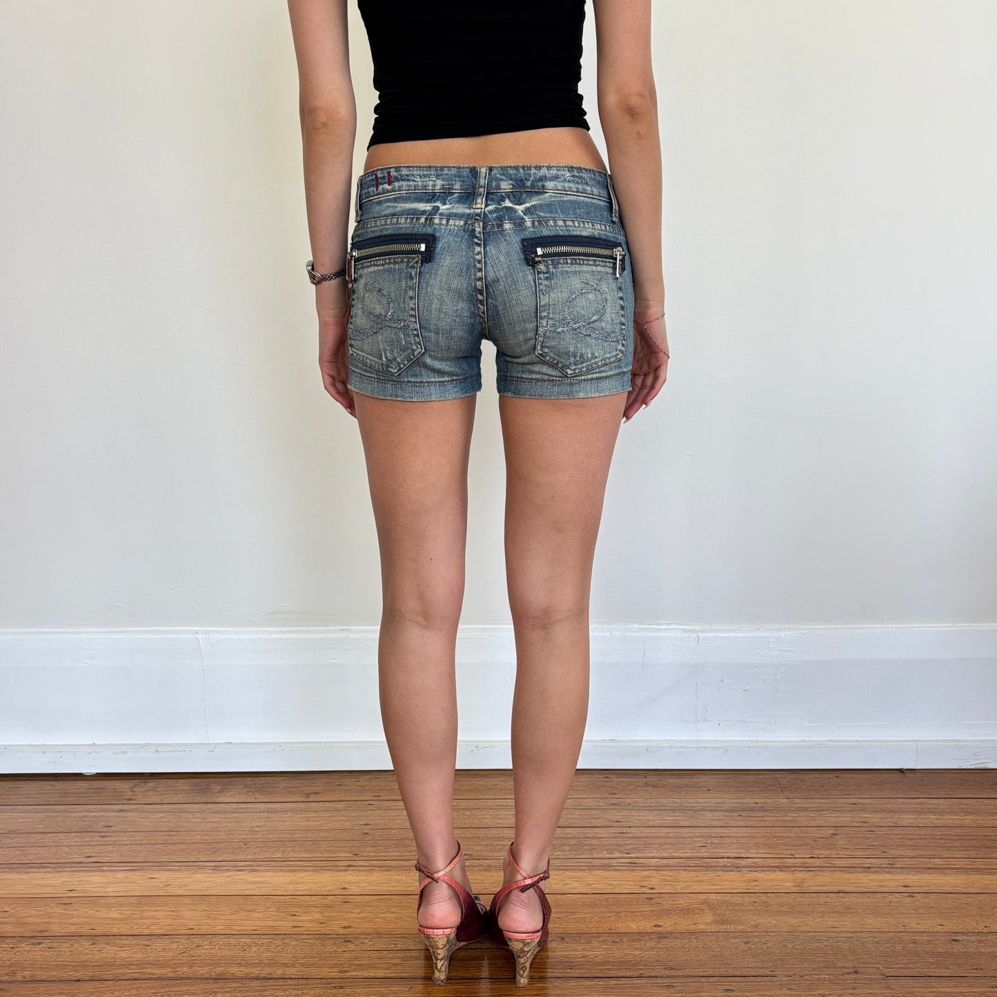 Denim mini shorts - XS/S