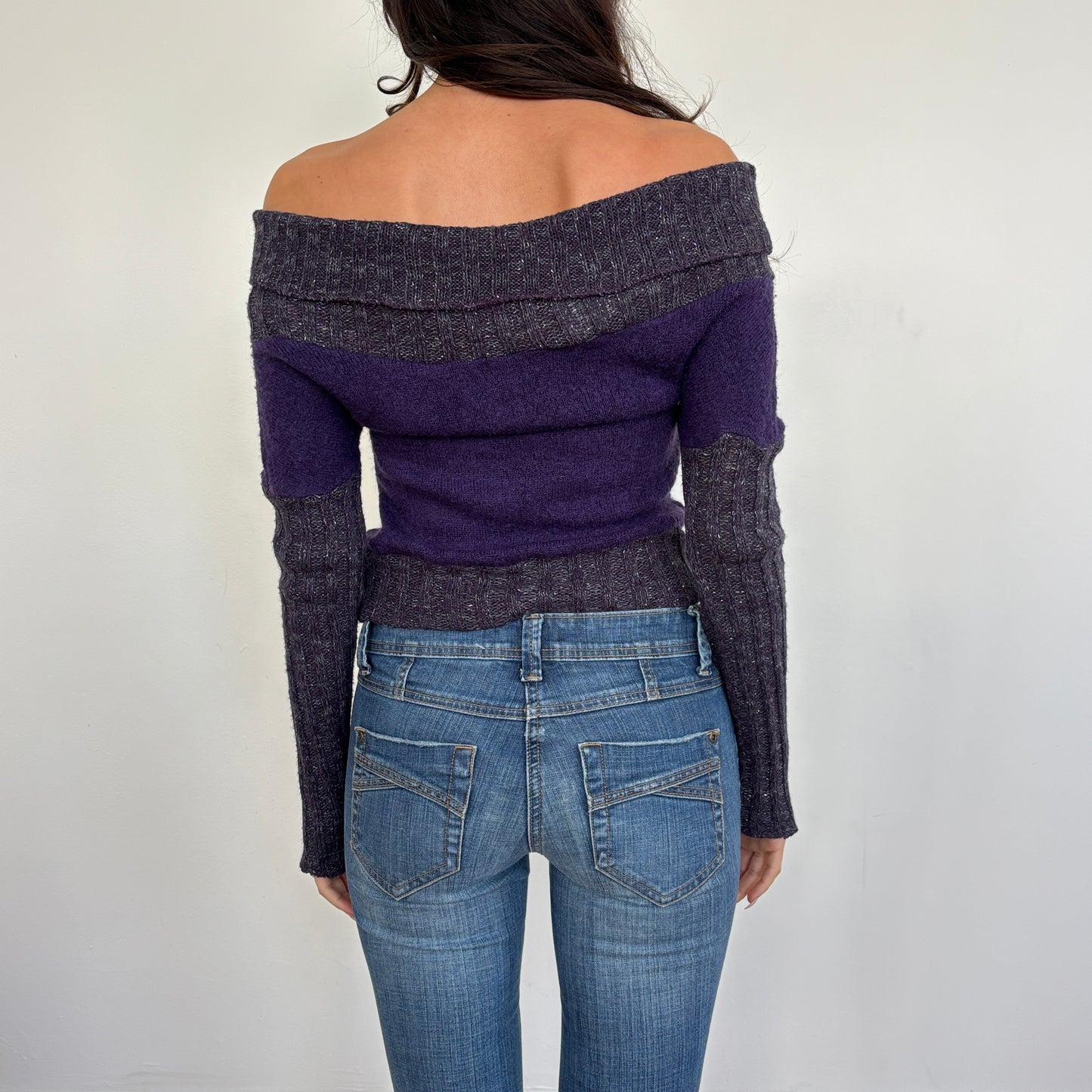 Italian purple sparkly knit - XS/S