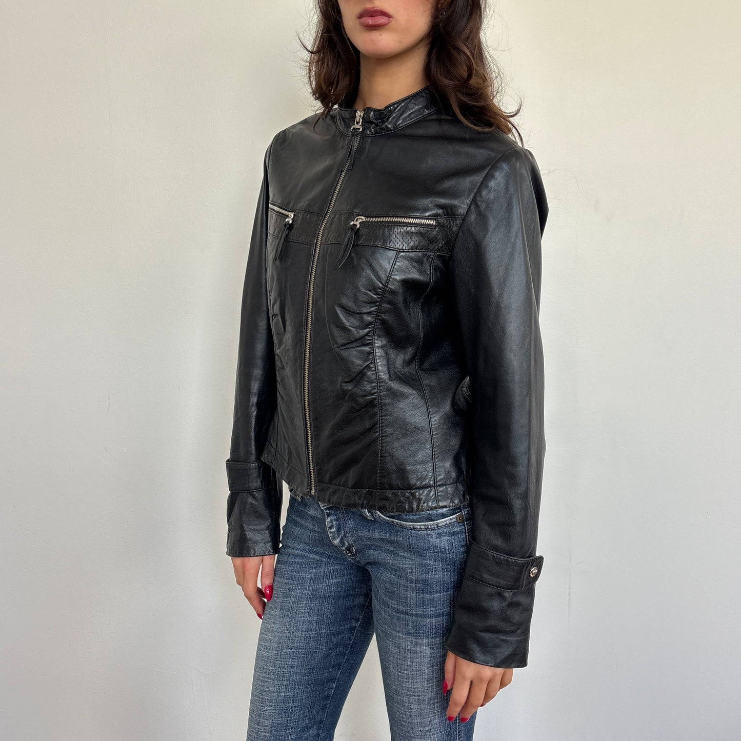 Leather jacket - M