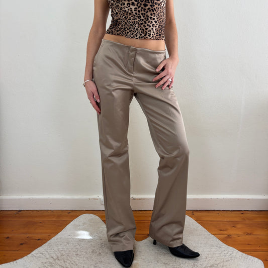 Lowrise gold pants - S