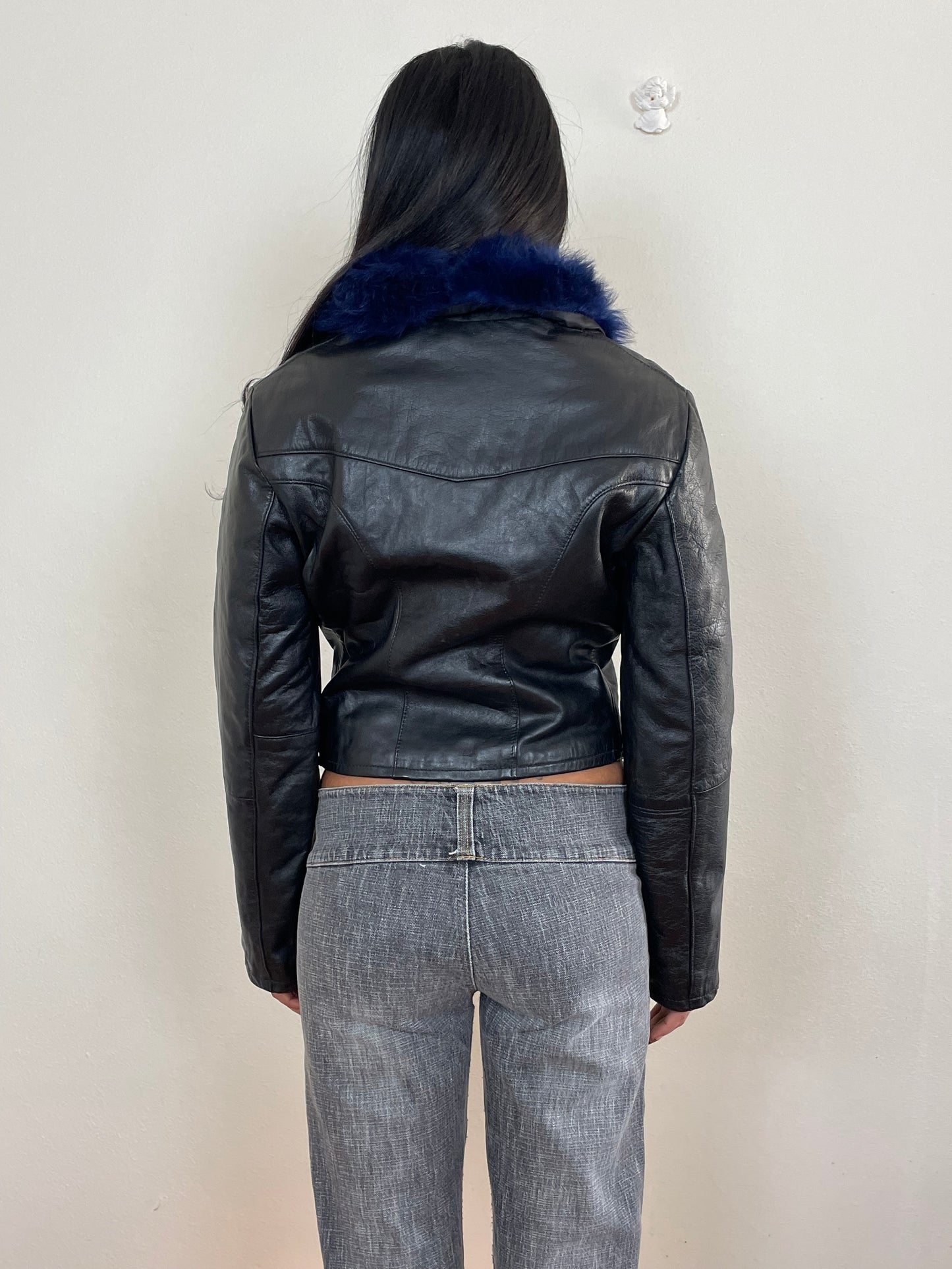 Italian leather jacket - XS/S