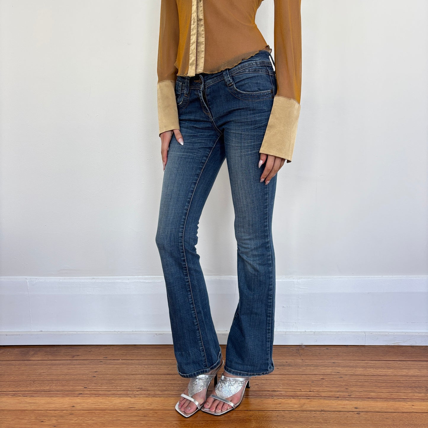 Lowrise bootcut jeans -XS